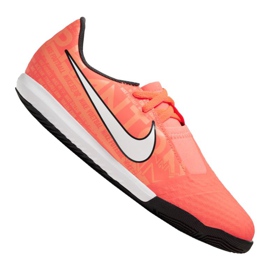 Nike Phantom Vnm Academy Ic Jr AO0372-810 preto laranjas e vermelhos