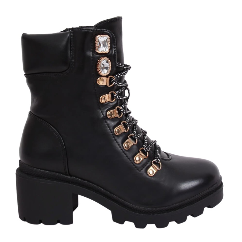 Botas pretas para mulheres pretas HE110 pretas preto
