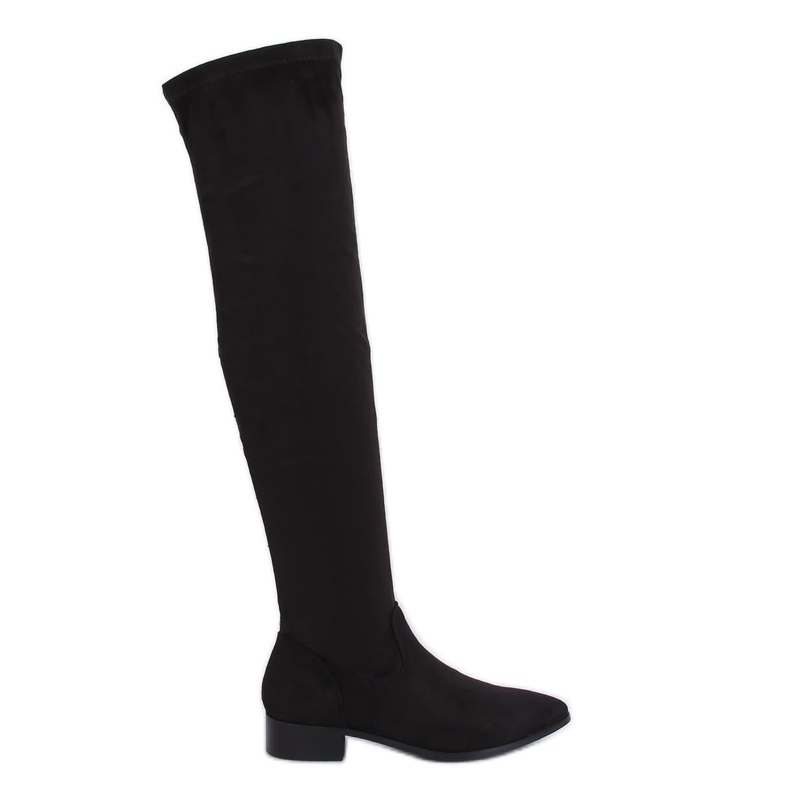 Botas acima do joelho com salto baixo preto RB34P Preto Botas acima do joelho com salto baixo preto RB34P Preto