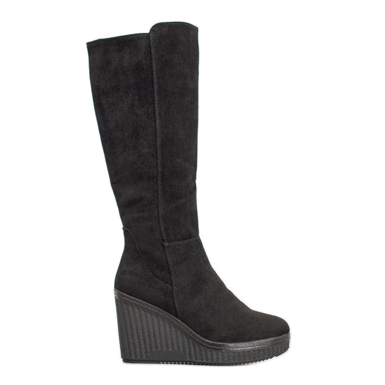 Filippo Botas Black Wedge preto