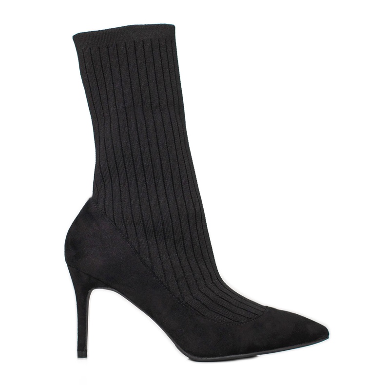SHELOVET Botas de salto alto preto