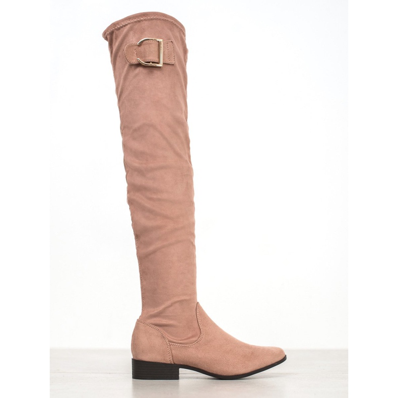 Jumex Botas Elegantes Com Fivela rosa