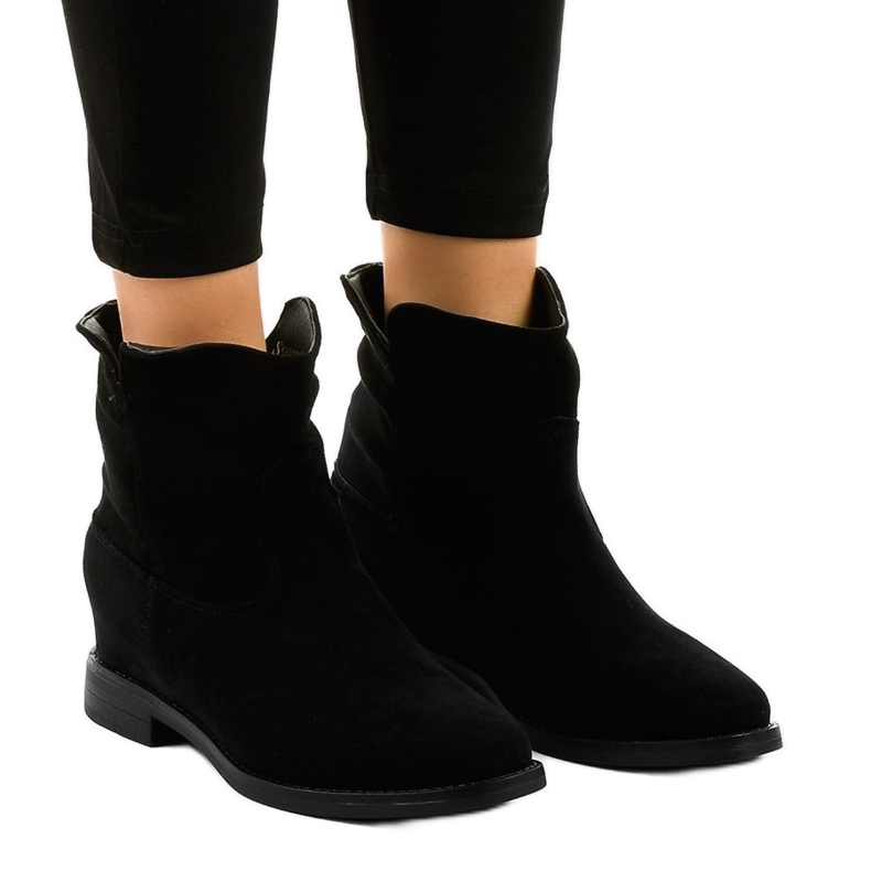 Botas de cowboy pretas NC981 preto