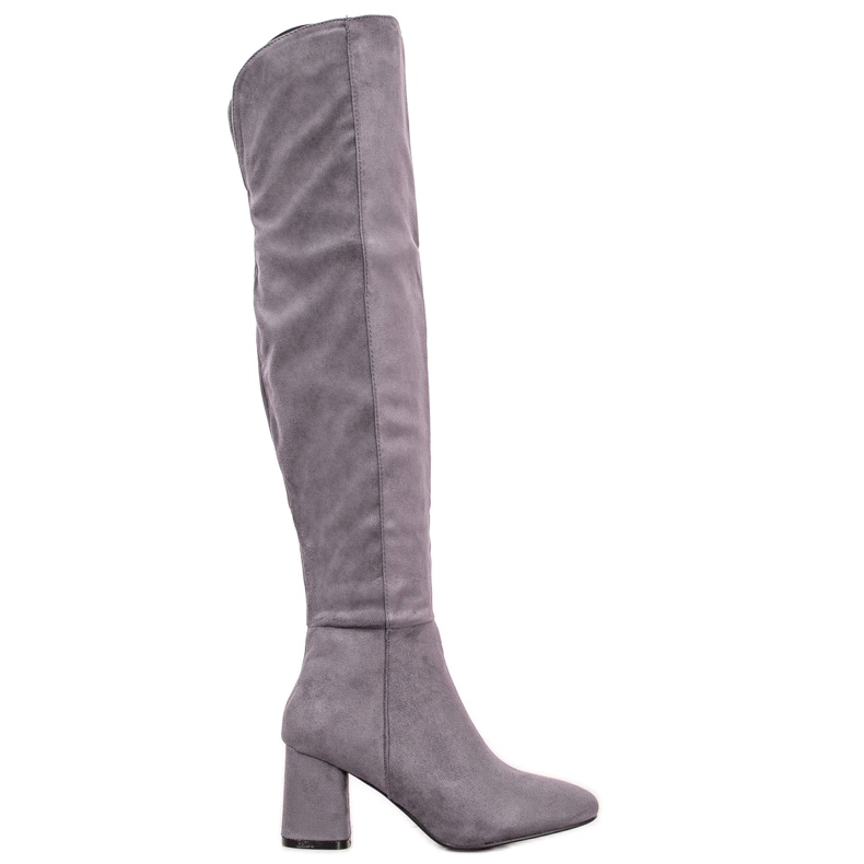 Seastar Botas elegantes em um post cinza Seastar Botas elegantes em um post cinza