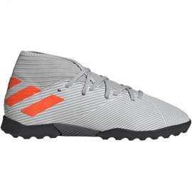 Chuteiras Adidas Nemeziz 19.3 Tf Jr EF8303 multicolorido cinza