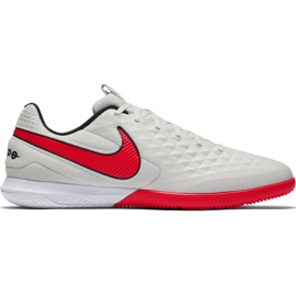 Chuteiras de futebol Nike Tiempo React Legend 8 Pro M Ic AT6134 061 bege bege / creme, vermelho