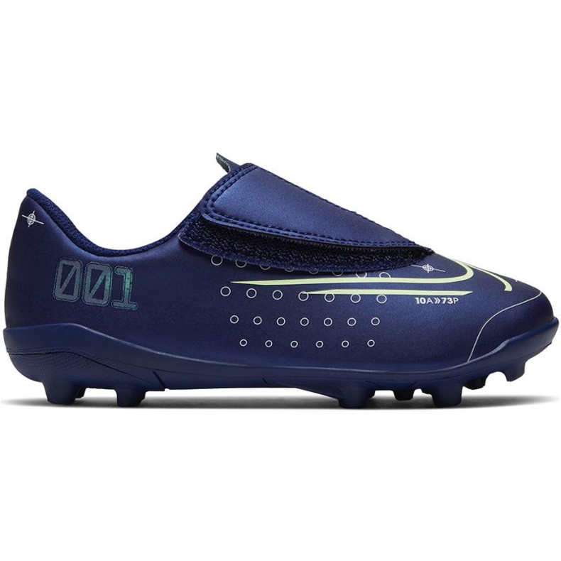 Nike Mercurial Vapor 13 Club Mds Mg PS (V) Jr CJ1149 401 chuteiras azul azul marinho