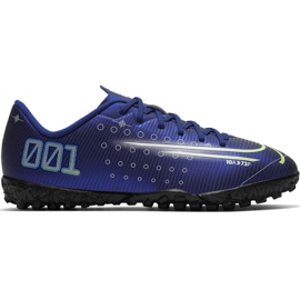 Chuteira Nike Mercurial Vapor 13 Club Mds Ic Jr CJ1174 401 azul marinho azul marinho