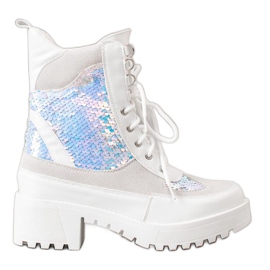 Seastar Botas na plataforma da moda branco