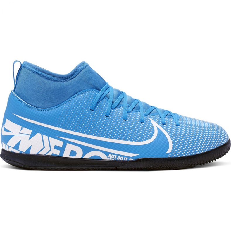 Chuteiras Nike Mercurial Superfly 7 Club Ic Jr AT8153 414 multicolorido azul