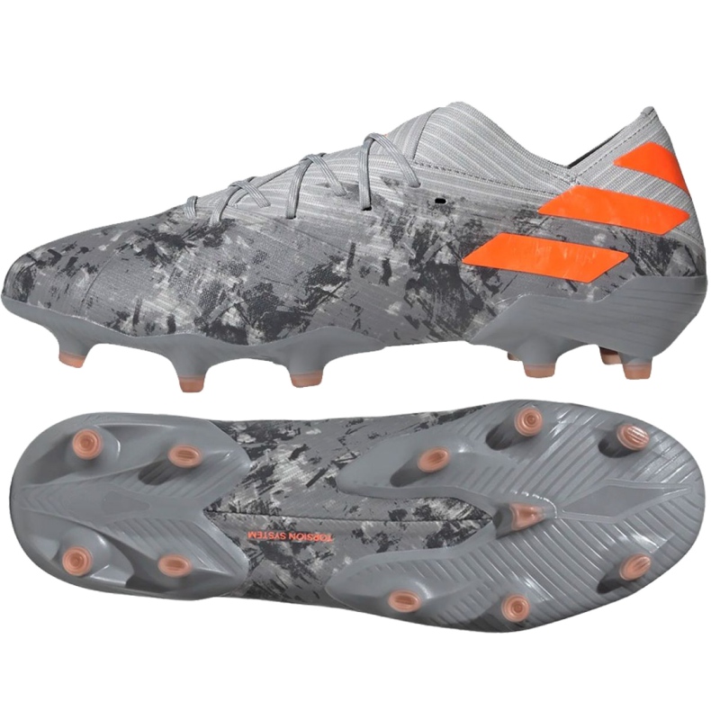 Chuteiras Adidas Nemeziz 19.1 Fg M EF8281 vermelho cinza