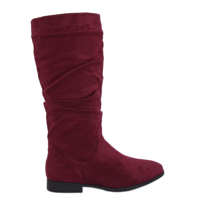 Botas rasas, vinho M629 vinho vermelho