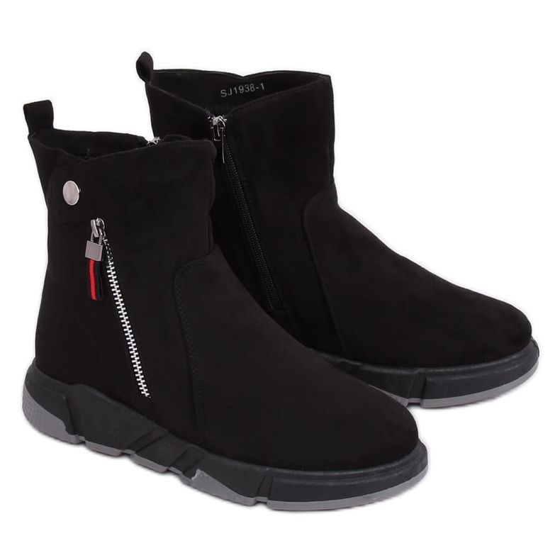 Botas pretas em um estilo esportivo SJ1938 Preto