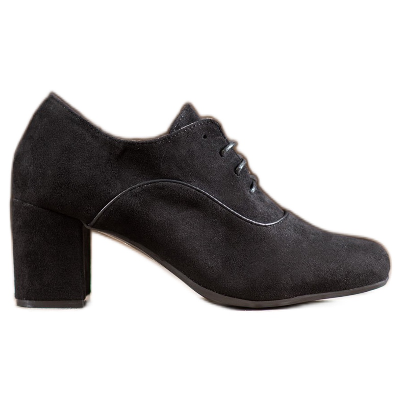 SHELOVET Sapatos de amarrar preto
