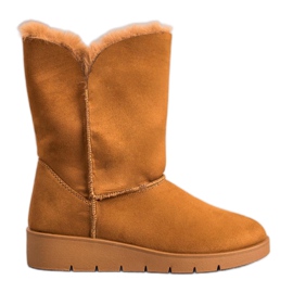 Kylie Mukluki quente marrom