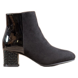 SHELOVET Botas elegantes no poste preto