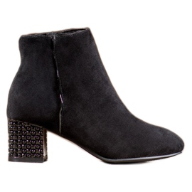 SHELOVET Botas Com Salto Decorativo preto