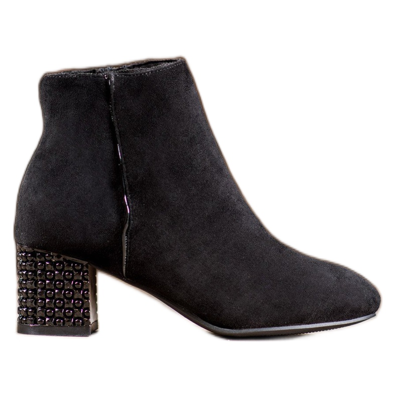 SHELOVET Botas Com Salto Decorativo preto