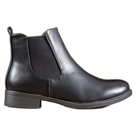SHELOVET Botas clássicas com zíper preto