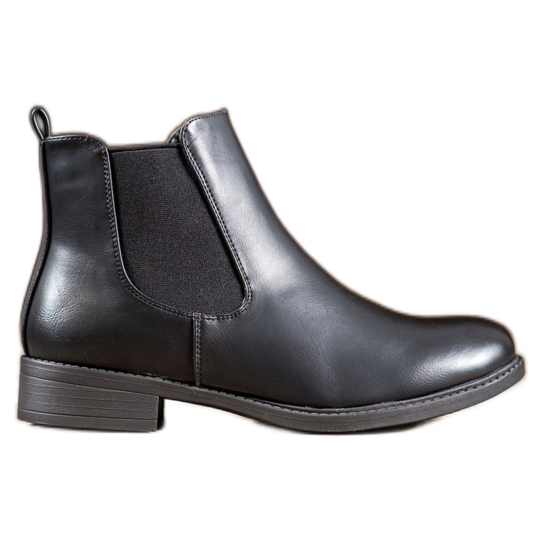 SHELOVET Botas clássicas com zíper preto