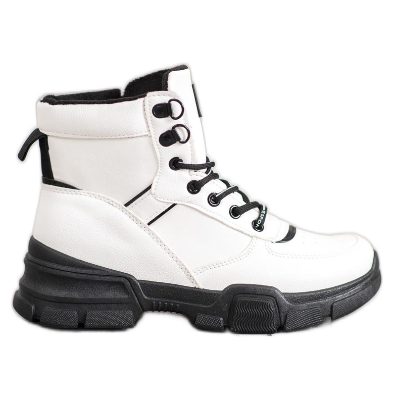 SHELOVET Botas na plataforma da moda branco