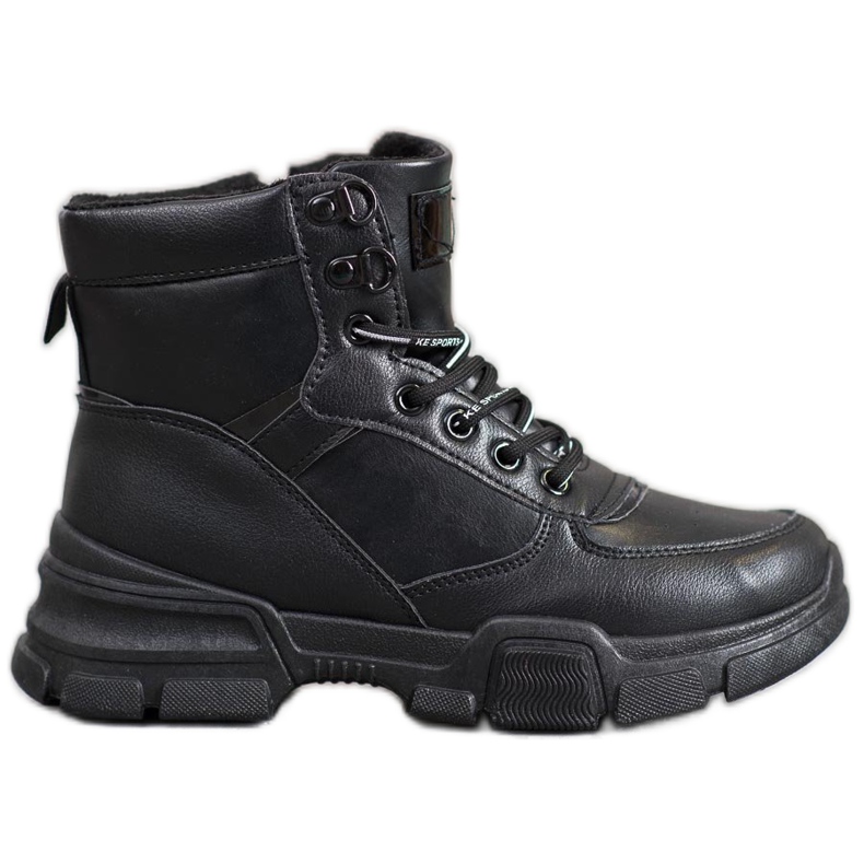 SHELOVET Botas na plataforma da moda preto