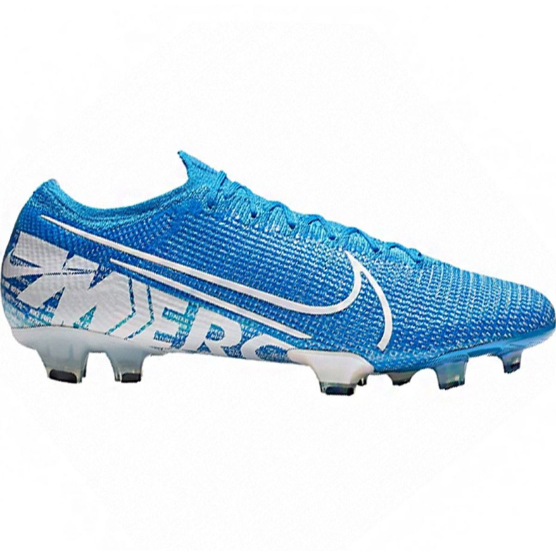 Chuteiras de futebol Nike Mercurial Vapor 13 Elite Fg M AQ4176 414 branco, azul azul