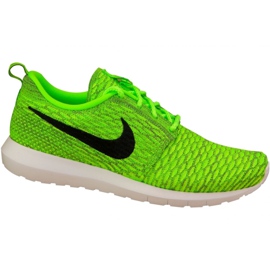 Sapato Nike Roshe Nm Flyknit M 677243-700 verde