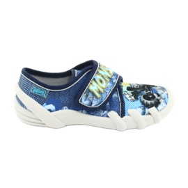 Calçados infantis Befado 273X271 azul marinho azul amarelo