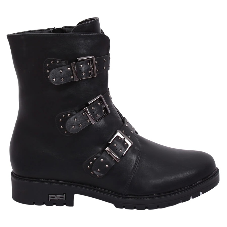 Botas militares pretas com isolamento preto 1952-30 Preto