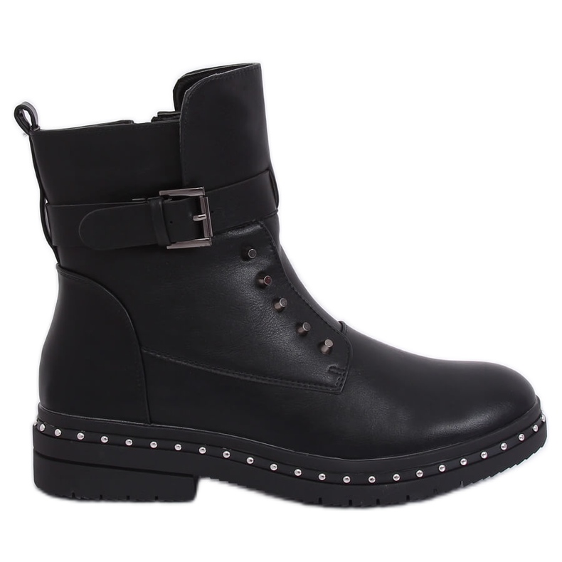 Botas militares pretas com isolamento preto 1946-9 Preto