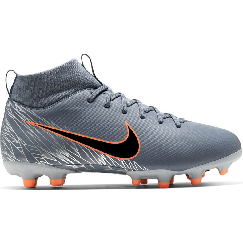 Chuteiras Nike Mercurial Superfly 6 Academy Mg Jr AH7337 408 multicolorido cinza Chuteiras Nike Mercurial Superfly 6 Academy Mg Jr AH7337 408 multicolorido cinza