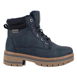 Arrigo Bello Botas quentes de caminhada azul