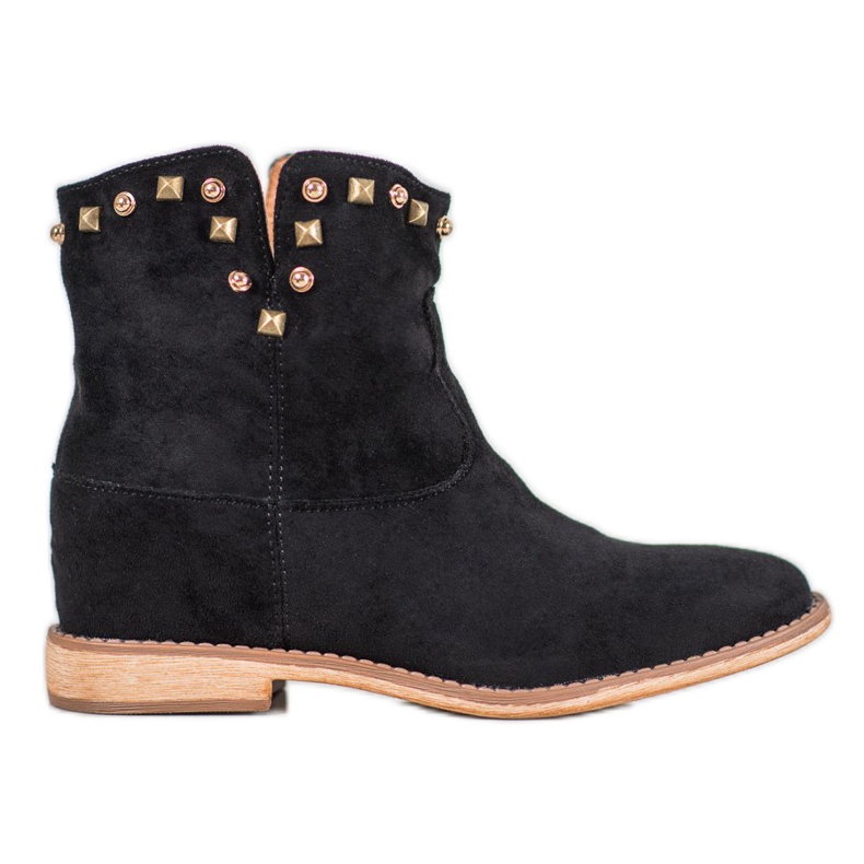 Bella Paris Botas de caubói com jatos preto Bella Paris Botas de caubói com jatos preto