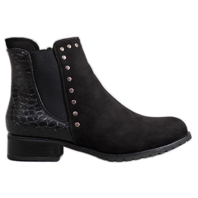 SHELOVET Botas pretas elegantes preto