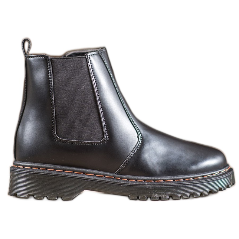 SHELOVET Chelsea Boots na plataforma preto