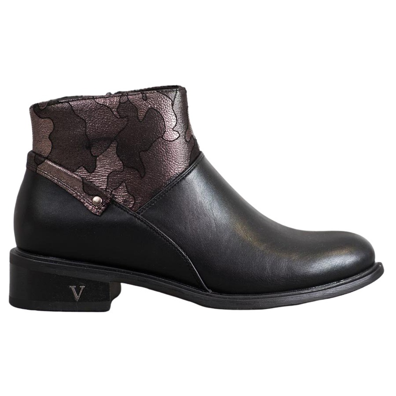 Botas VINCEZA preto multicolorido