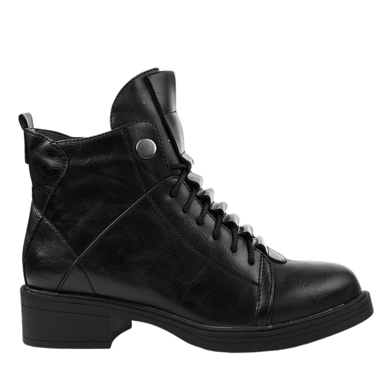 Botas pretas com isolamento achatado CR-3366 preto