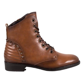 Botas elegantes VINCEZA marrom
