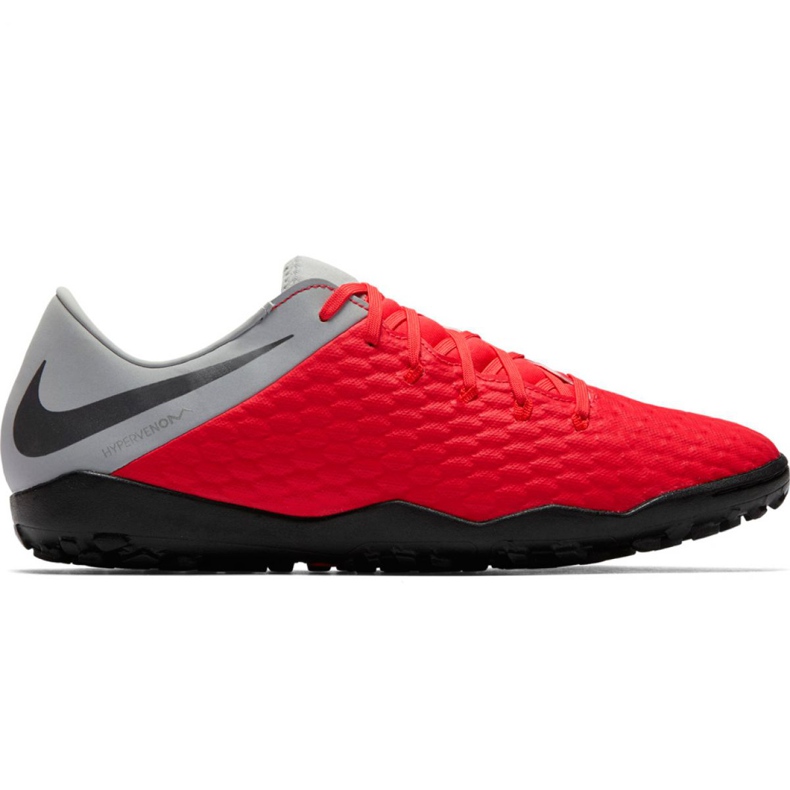 Chuteira Nike Hypervenom Phantom X 3 Academy Tf M AJ3815 600 multicolorido vermelho