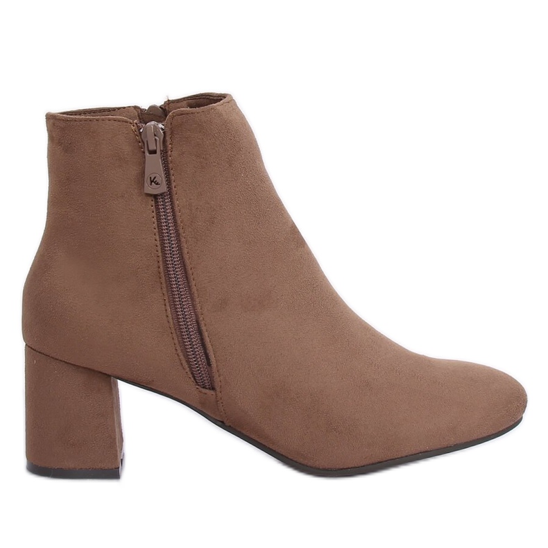 Botas bege de salto alto K1825116 Taupe Botas bege de salto alto K1825116 Taupe