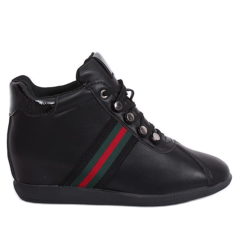 Sapatos pretos em uma cunha escondida K1833909 Negro