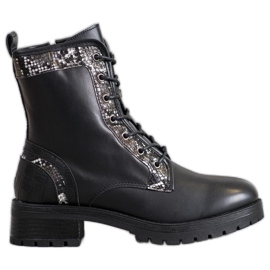 Seastar Estampa Workers Snake com cordões preto