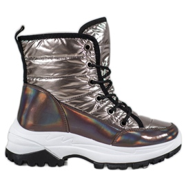 SHELOVET Botas de neve esportivas amarelo