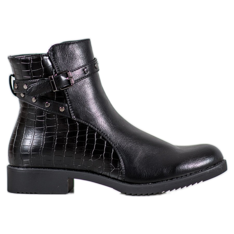 J. Star Botas pretas quentes preto