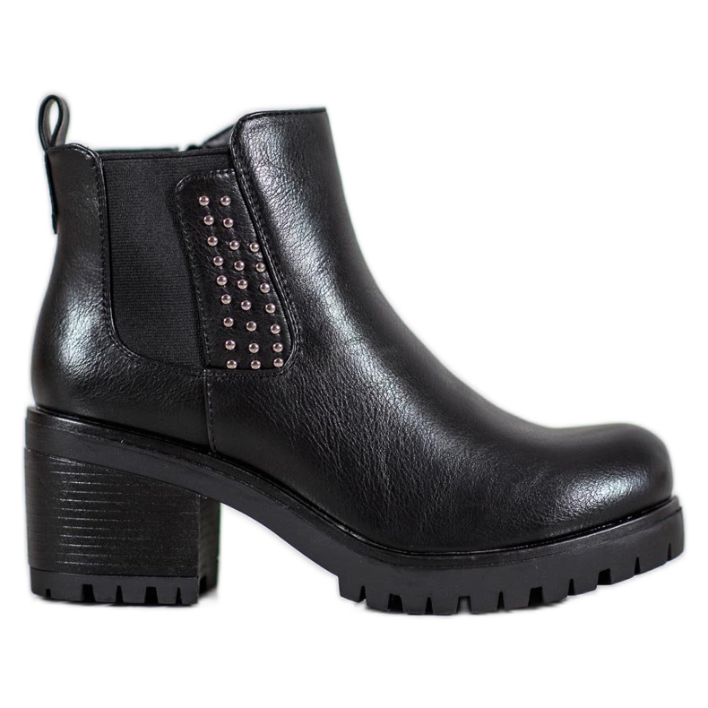 J. Star Botas quentes no poste preto