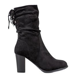 J. Star Botas altas pretas preto