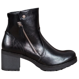 SHELOVET Sapatinhos Com Zíper preto