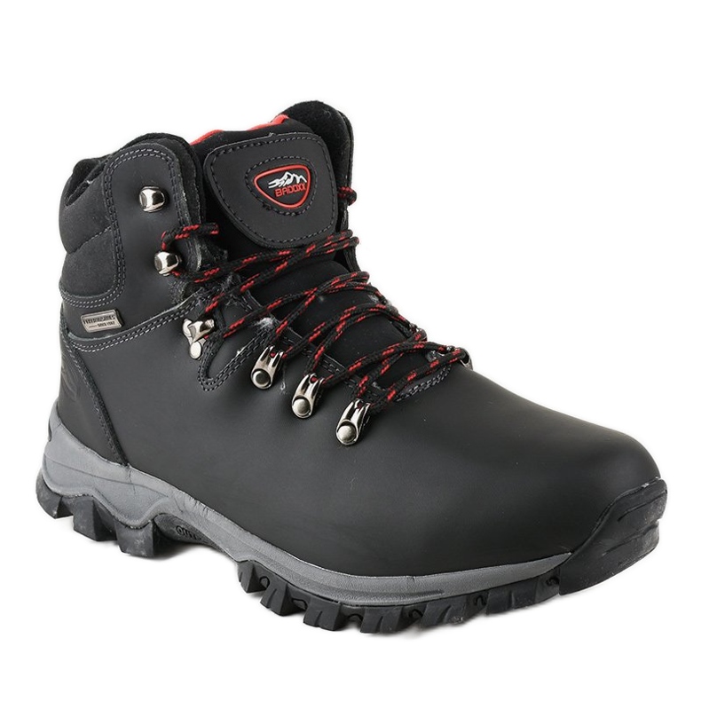 Botas de neve pretas com isolamento de MXC-7587L preto
