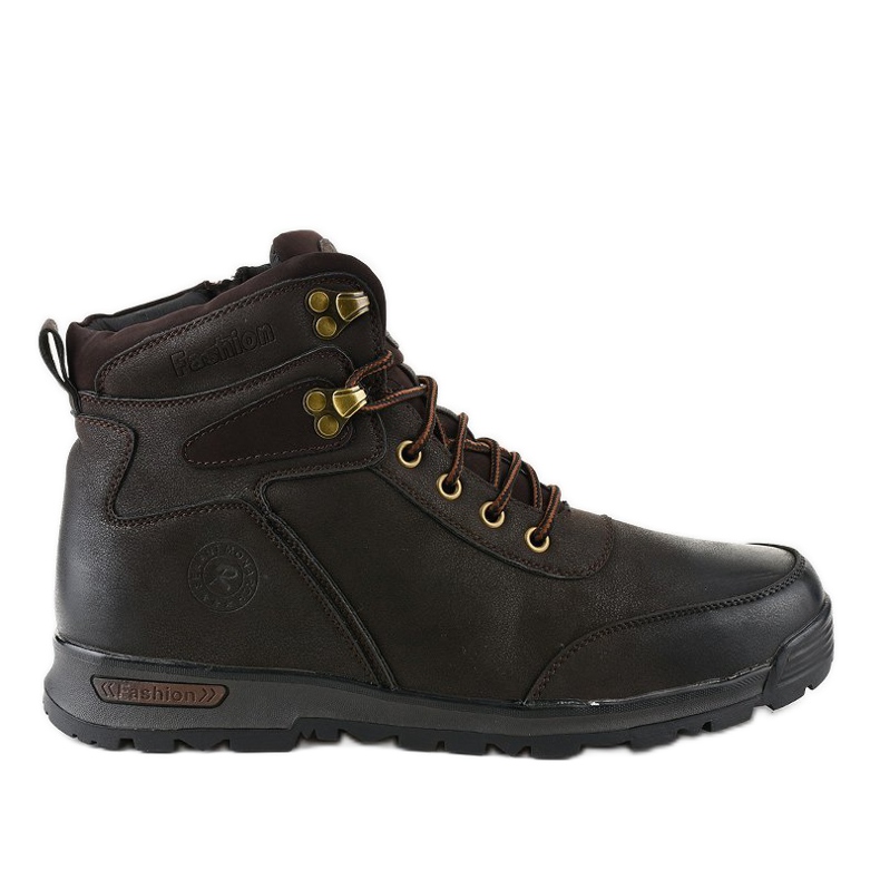 Botas isoladas marrons masculinas M70-2E castanho